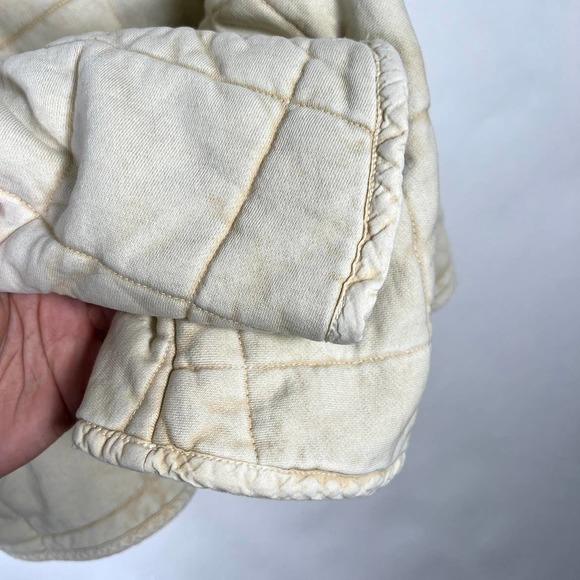 Free People dolman quilted jacket in vanilla cream size XS - Picture 8 of 16